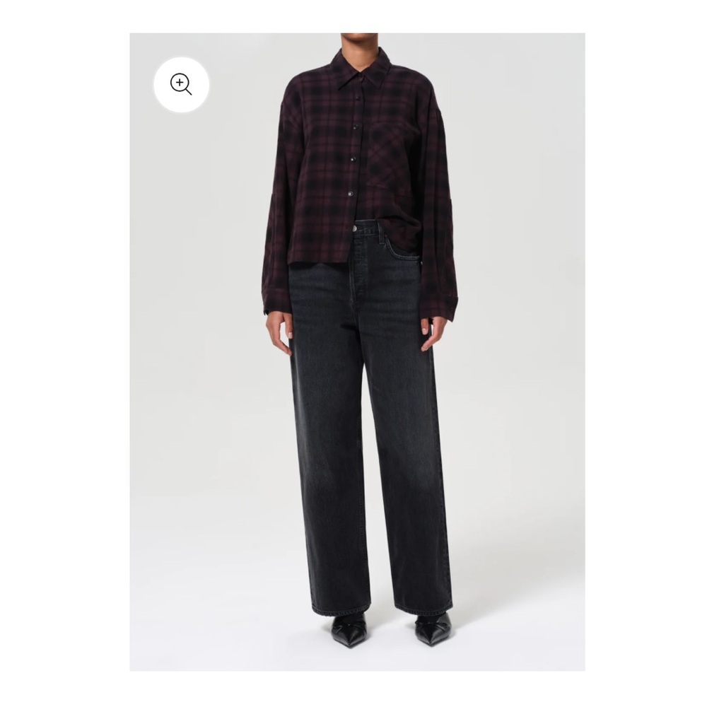 Agolde Low Slung Baggy 
Wash: Paradox 
Size 24